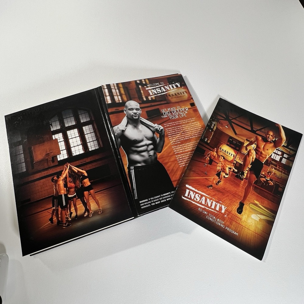 Insanity by BeachBody - 13 Disc DVD Set With Booklet And Outer Box.